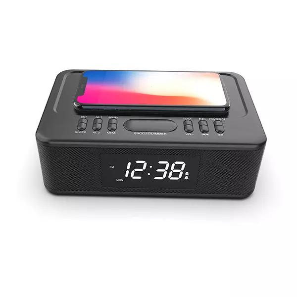Wireless charging alarm clock 